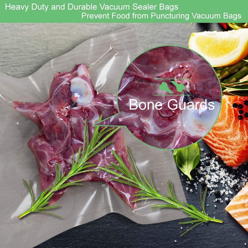 WVacFre 6 Pack 8"x20'(3Rolls) and 11"x20'(3Rolls) Vacuum Sealer Bags Rolls with Commercial Grade,BPA Free,Heavy Duty,Great for Food Vac Storage or Sous Vide Cooking - Image 5